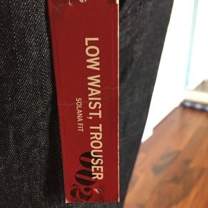 NEW Guess Denim Low Waist Trouser Solana Fit